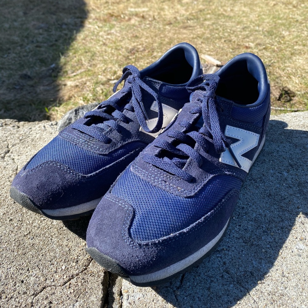 Navy Blue Sneakers